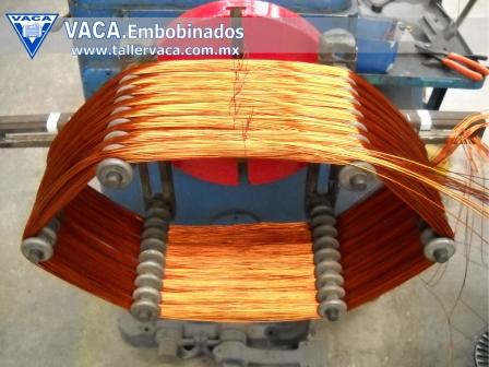 fabricacion de bobinas alambre magneto para 200° C. reparacion de motores electricos embobinados vaca